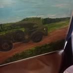 Command Car Schilderij op Linnen, Ophalen