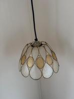 hanglamp Vintage mother of pearl, Huis en Inrichting, Gebruikt, Vintage, Ophalen of Verzenden, Minder dan 50 cm
