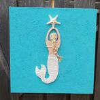 3D schilderij turquoise met zeemeermin, Huis en Inrichting, Minder dan 50 cm, Nieuw, Ophalen of Verzenden, Schilderij