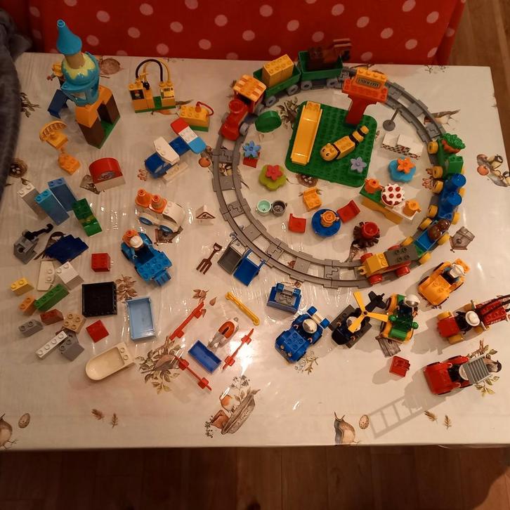 Grote partij Lego Duplo, Kinderen en Baby's, Speelgoed | Duplo en Lego, Gebruikt, Duplo, Losse stenen, Ophalen of Verzenden