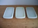 3 Tupperware Vleeswarenbakjes ( retro ), Huis en Inrichting, Keuken | Tupperware, Ophalen of Verzenden, Gebruikt, Overige typen