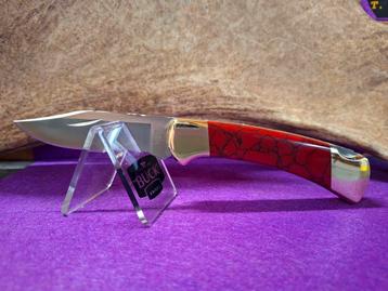 Buck Knife mes 112 Custom Red Coral nieuw  beschikbaar voor biedingen