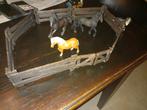 schleich 2 stuks paarden en hekwerk en hond, Paard, Ophalen of Verzenden