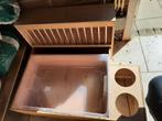 Hooiruif met toilet en bakjes, Dieren en Toebehoren, Kooi, 110 cm of meer, Zo goed als nieuw, Ophalen