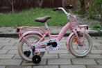 Roze unicorn meisjesfiets 14inch, Fietsen en Brommers, Ophalen, Gebruikt, Minder dan 16 inch, Zijwieltjes