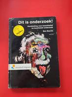 B. Baarda - Dit is onderzoek, Ophalen of Verzenden, Gelezen, B. Baarda
