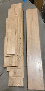 Kleine hoeveelheid Vloerdelen eiken, plus ondervloer, Ophalen, 50 tot 150 cm, Zo goed als nieuw, 10 tot 30 cm