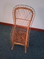 Vintage Rotan Stoel, Huis en Inrichting, Stoelen, Gebruikt, Bruin, Vintage, Riet of Rotan
