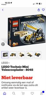 LEGO Technic Mini Telescooplader 8045, Ophalen of Verzenden, Gebruikt, Losse stenen, Lego