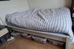 Ikea Bedframe wit 140x200, Ophalen, Gebruikt, Wit, Tweepersoons