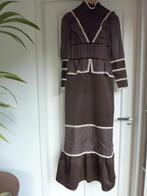 Vintage lange japon met hoed,1974, retro, trouwjurk, maat 38, Kleding | Dames, Trouwkleding en Trouwaccessoires, Trouwjurk, Bruin