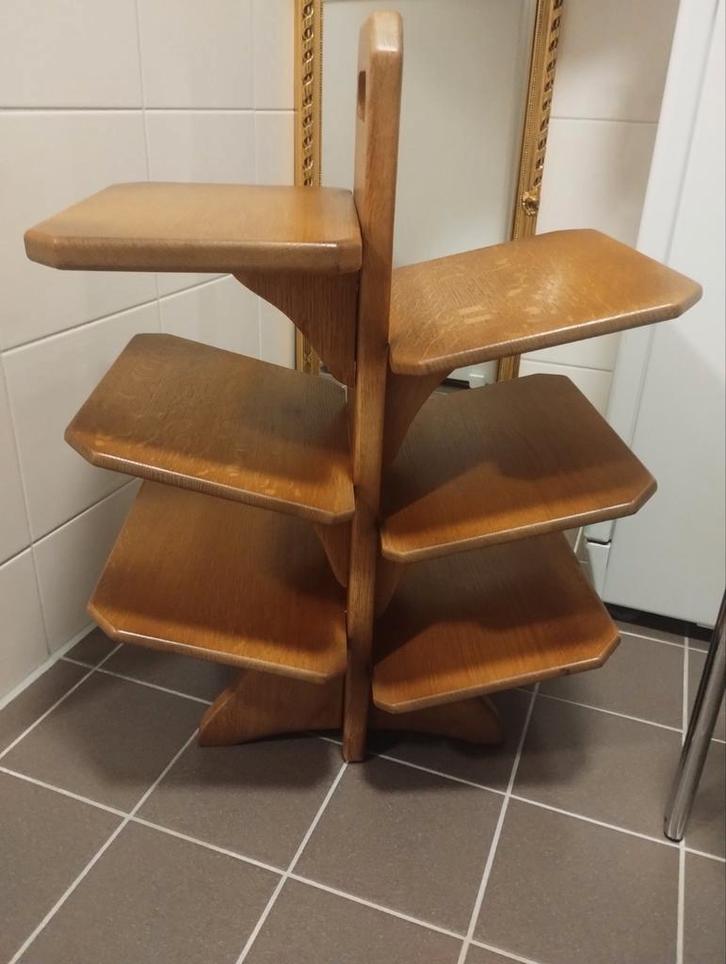 Vintage 50's Guillerme et Chambron planter -tijdschriftenrek, Antiek en Kunst, Antiek | Meubels | Kasten, Ophalen