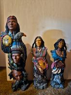 Native American Bustes - Set van 3 Resin Beelden, Ophalen