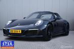 Porsche 911 TARGA 3.0 4S 420PK!, Gebruikt, Cabriolet, 4 stoelen, Zwart