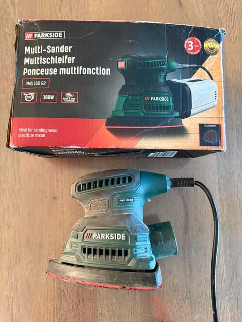 Schuurmachine Parkside, Doe-het-zelf en Verbouw, Gereedschap | Schuurmachines, Zo goed als nieuw, Vlakschuurmachine, Minder dan 600 watt