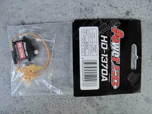 (3.5) Servo HD-1370A 3,7gr 4,8 tot 6 Volt Power HD Po, Hobby en Vrije tijd, Modelbouw | Radiografisch | Auto's, Nieuw, Onderdeel