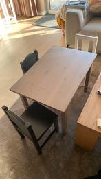 Ikea kindertafel met 3 Ikea stoeltjes, Ophalen, Gebruikt, Tafel(s) en Stoel(en)