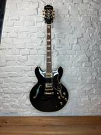 Epiphone sheraton II Pro ebony, Semi-solid body, Epiphone, Epiphone, Ophalen of Verzenden