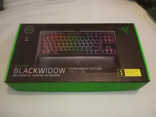 Razer BlackWidow Chroma V2 Tournament Edition Toetsenbord US, Computers en Software, Toetsenborden, Refurbished, Qwerty, Bedraad