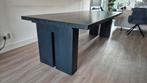 Massiek eiken eettafel + optioneel 6 luxe eetkamerstoelen, Huis en Inrichting, Tafels | Eettafels, Ophalen, 100 tot 150 cm, Eikenhout