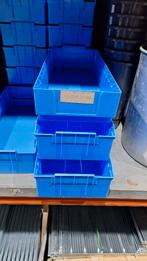 magazijnbakken Schafer Blaauw 58,5x24x11,5 cm, Ophalen, Gebruikt, Industriepark 2a 9351PA Leek, H.O.Albert Ale Slotema