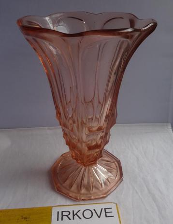 ART DECO PERSGLAS * Mooie Vaas * beschikbaar voor biedingen