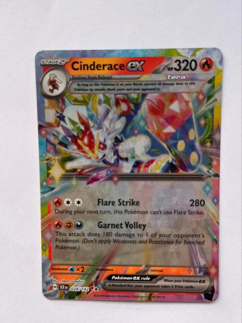 Polemon Cinderace (028/142), Hobby en Vrije tijd, Verzamelkaartspellen | Pokémon, Zo goed als nieuw, Losse kaart, Ophalen of Verzenden