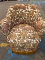 Vintage Bloemenfauteuil 2 stuks, Huis en Inrichting, Ophalen of Verzenden
