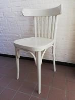 Houten café stoeltje wit brocante antiek, Ophalen