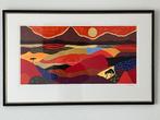 Zeefdruk Ronald Boonacker Tanzania 1, Antiek en Kunst, Kunst | Litho's en Zeefdrukken, Ophalen