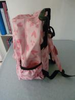 Trolley leuke roze met hartjes opdruk  trekkoffer. Nieuw, Sieraden, Tassen en Uiterlijk, Koffers, Overige materialen, 50 tot 60 cm