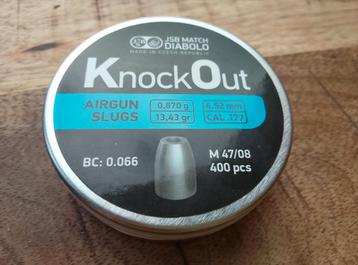 JSB KnockOut 4.52mm 13.43gr nu slechts 8,99 euro per blikje! beschikbaar voor biedingen