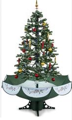 Zgan sneeuwende kerstboom, Diversen, Kerst, Ophalen of Verzenden, Zo goed als nieuw