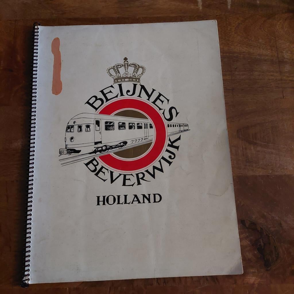 Beijnes Beverwijk Holland - Technisch Document, Ophalen of Verzenden, Trein, Boek of Tijdschrift