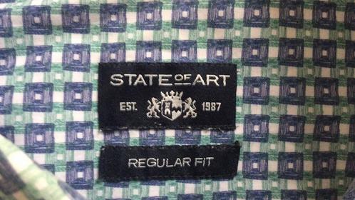 State of art overhemd maat L, nieuwstaat, Kleding | Heren, Overhemden, Zo goed als nieuw, Halswijdte 41/42 (L), Overige kleuren