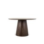 Eettafel rond Jade mango hout donker gekleurd 4 maten | Webs, Modern design, Rond, Nieuw, Ophalen of Verzenden