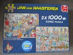 Jan van Haasteren puzzels,2 in 1 doos,nr.19082, 6 jaar of ouder, Gebruikt, Meer dan 50 stukjes, Ophalen of Verzenden
