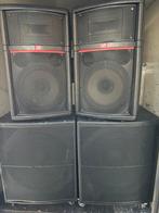 Actieve geluidsset DB tops + Proel subs, Ophalen, Gebruikt, Minder dan 500 watt, P.A.