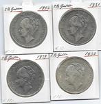 21/2 gulden 1930-1931-1932 en 1939 zilver, Postzegels en Munten, Munten | Nederland, Zilver, Ophalen of Verzenden