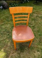 Vintage Gebr. Verhouden Stoel - 1956 Philips, Gebruikt, Bruin, Ophalen of Verzenden, Eén