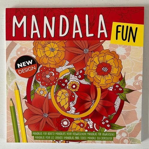 Mandala Fun - Kleurboek voor volwassenen, Hobby en Vrije tijd, Tekenen, Zo goed als nieuw, Papier, Schets- of Tekenboek, Ophalen of Verzenden