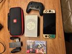 nintendo switch, Spelcomputers en Games, Switch OLED, Met games, Met 2 controllers, Ophalen of Verzenden