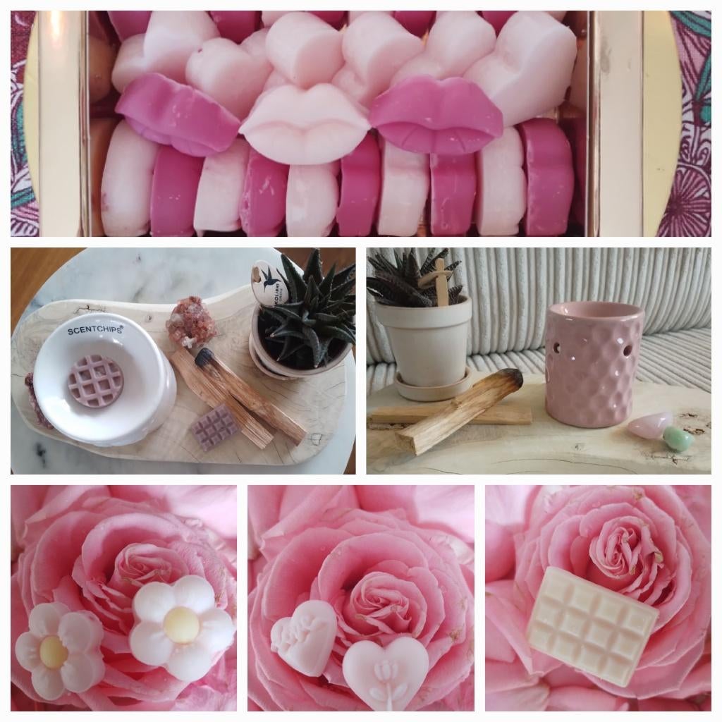 VALENTIJN  CADEAU Hand gemaakte Soya  kaarsen en waxmelts, Ophalen of Verzenden, Nieuw, Overige materialen, Minder dan 25 cm
