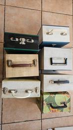 7 Vintage Opbergboxen voor Vinyl Singles, Cd's en Dvd's, Ophalen