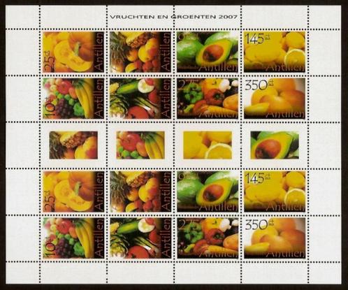 Nederlandse Antillen V1752/9 postfris Groente en fruit 2007, Postzegels en Munten, Postzegels | Nederlandse Antillen en Aruba