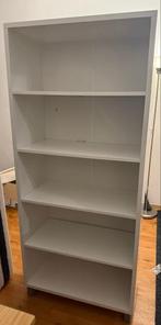 Witte boekenkast met planken, Ophalen, 50 tot 100 cm, Zo goed als nieuw, 150 tot 200 cm