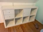 Kallax kast 8 vakken, Huis en Inrichting, Kasten | Boekenkasten, Ophalen, Gebruikt, 100 tot 150 cm, Kunststof