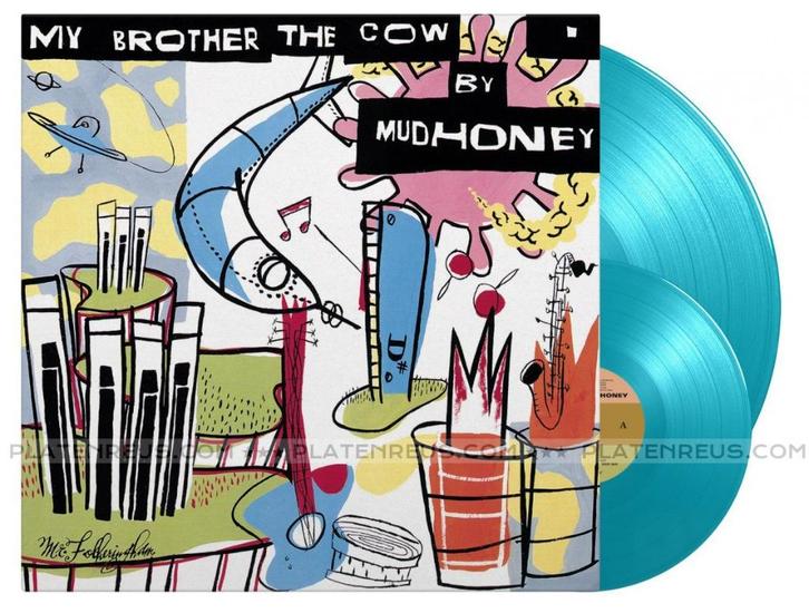 Mudhoney – My Brother The Cow LP+7′ Single Nieuw Turqoise, Cd's en Dvd's, Vinyl | Rock, Nieuw in verpakking, Poprock, 12 inch