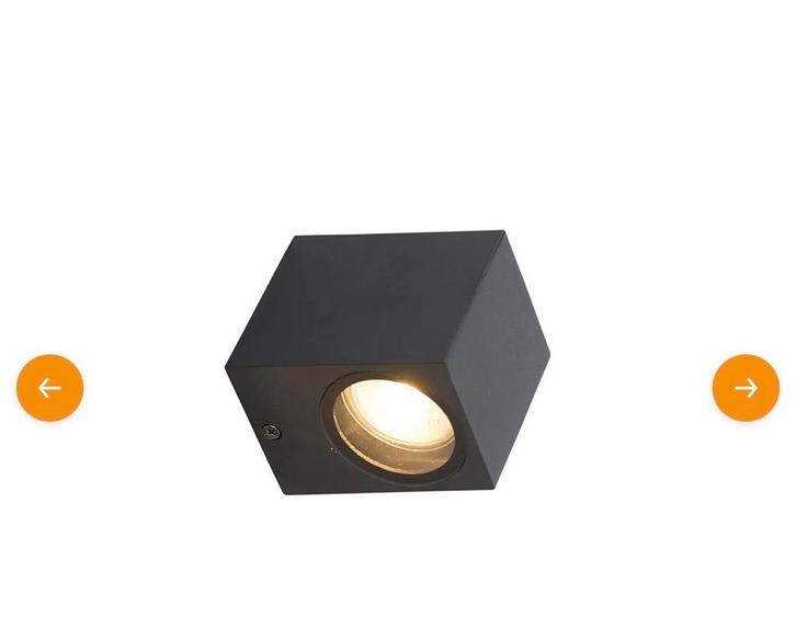 Qazqa Wandlamp spots IP44 Nieuw in Doos met Lampjes, Huis en Inrichting, Lampen | Wandlampen, Nieuw, Metaal, Ophalen of Verzenden