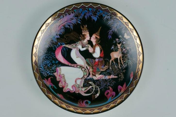 Bradex Wandbord 'The Betrothal' of 'Verloving', Antiek en Kunst, Antiek | Wandborden en Tegels, Ophalen of Verzenden